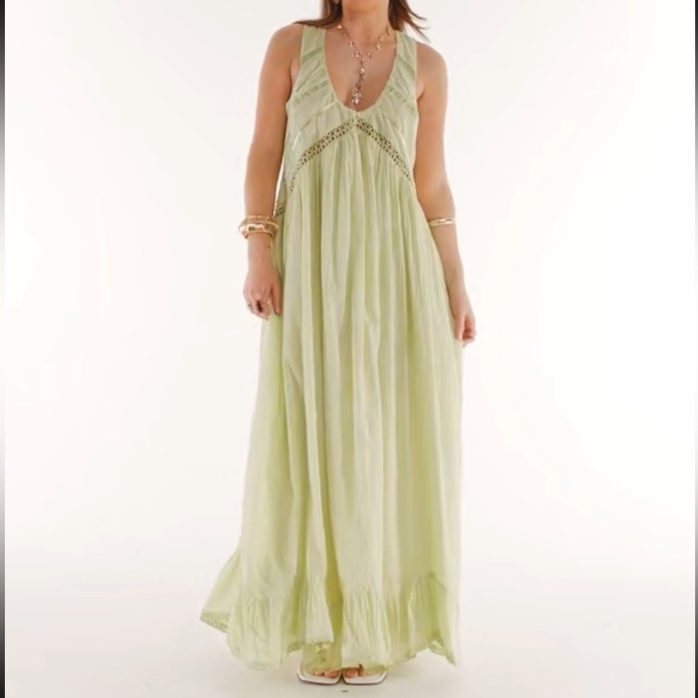ASOS handkerchief hem maxi dress